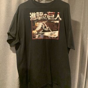 Black Attack on Titan Anime Shirt